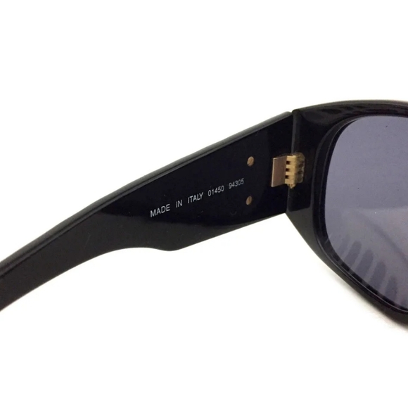 CHANEL MATELASSE 01450 CC LOGO BLACK SUNGLASSES VINTAGE/R5386 - Picture 7 of 10